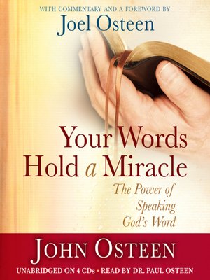cover image of Your Words Hold a Miracle